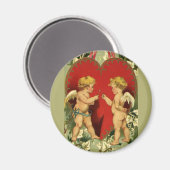  Valentijnsdag, Cherubs maken een wens Magneet (Voorkant / Achterkant)