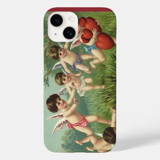  Valentijnsdag Cherubs met liefdesharten Case-Mate iPhone Case (Achterkant)
