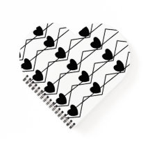 Valentijnsdag Chevron Stripe Hearts Pattern