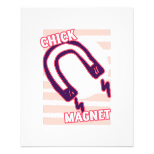 Valentijnsdag chick magnet flyer