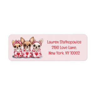 Valentijnsdag Chihuahua Dogs Etiket