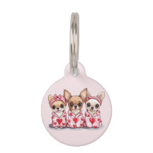 Valentijnsdag Chihuahua Dogs