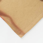 Valentijnsdag Chocolade en Bloemen Fleece Deken (Hoek)