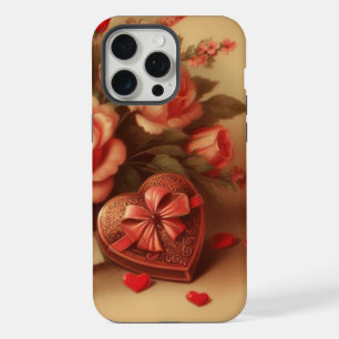  Valentijnsdag Chocolade en Bloemen iPhone 15 Pro Max Case