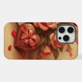  Valentijnsdag Chocolade en Bloemen iPhone Hoesje (Achterkant horizontaal)
