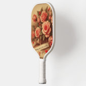 Valentijnsdag Chocolade en Bloemen Pickleball Paddle (Links)