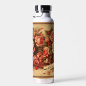 Valentijnsdag Chocolade en Bloemen Waterfles (Rechts)