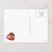 Valentijnsdag/Chocolade Feestdagenkaart (Achterkant)