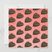 Valentijnsdag chocolade hart patroon kaart (Voorkant)