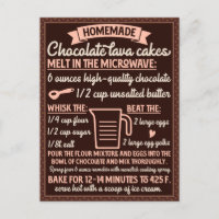 Valentijnsdag Chocolade Lava Cake Recept