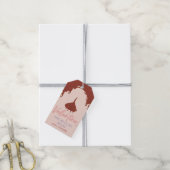 Valentijnsdag chocolade smelt Custom Gift Labels Cadeaulabel (Met Touw)