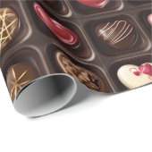 Valentijnsdag Chocolade snoep Cadeaupapier (Rol Hoek)