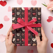 Valentijnsdag Chocolade snoep Cadeaupapier