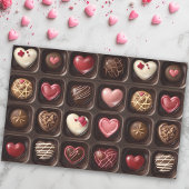 Valentijnsdag Chocolade snoep Tissuepapier