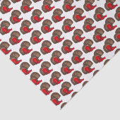 Valentijnsdag Chocolate Cherry Cordial Tissue Tissuepapier (Detail)