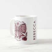 Valentijnsdag Christelijk Je bent een waardige Coq Koffiemok (Voorkant links)