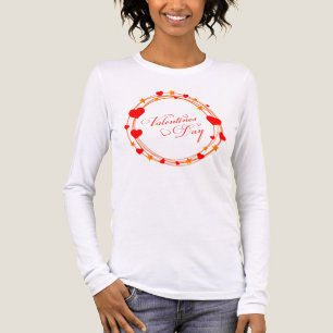 Valentijnsdag Cirkelontwerp-25695 Tri-Blend Shirt