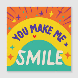 Valentijnsdag citaat "Je maakt me glimlachen"