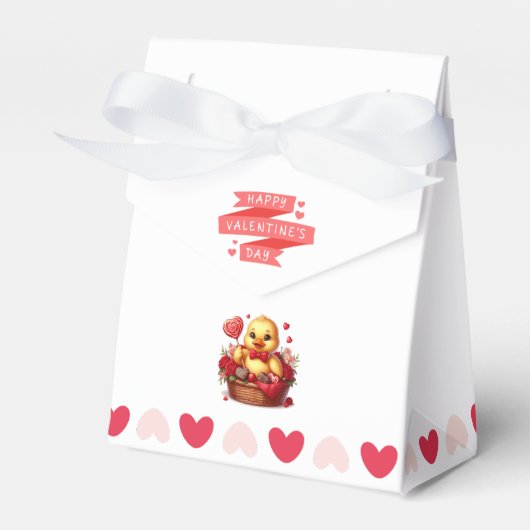 Valentijnsdag classic/ duck bedankdoosjes (Voorkant Zijde)