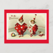  Valentijnsdag Clowns Briefkaart (Voorkant)