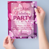 Valentijnsdag Club Party Flyer (Hand)