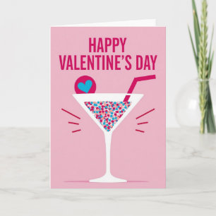 Valentijnsdag Cocktailparty Kaart
