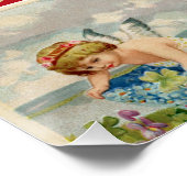  Valentijnsdag Collage - Engelen, harten Perfect Poster (Hoek)