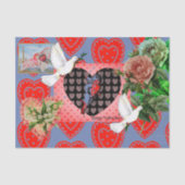  Valentijnsdag COLLAGE Tissue Paper Tissuepapier (Voorkant)