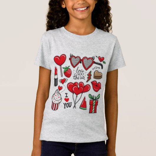 Valentijnsdag Collectie T-shirt (Voorkant)