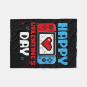 Valentijnsdag Controller Videogame Heart Boys Pa Fleece Deken (Voorkant (Horizontaal))
