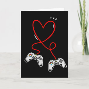 Valentijnsdag Controllers Hart Videospel Gamer  Kaart