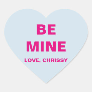 Valentijnsdag Conversation Heart Hart Sticker