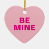 Valentijnsdag Conversation Heart Keramisch Ornament (Voorkant)