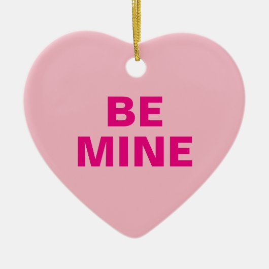 Valentijnsdag Conversation Heart Keramisch Ornament (Voorkant)