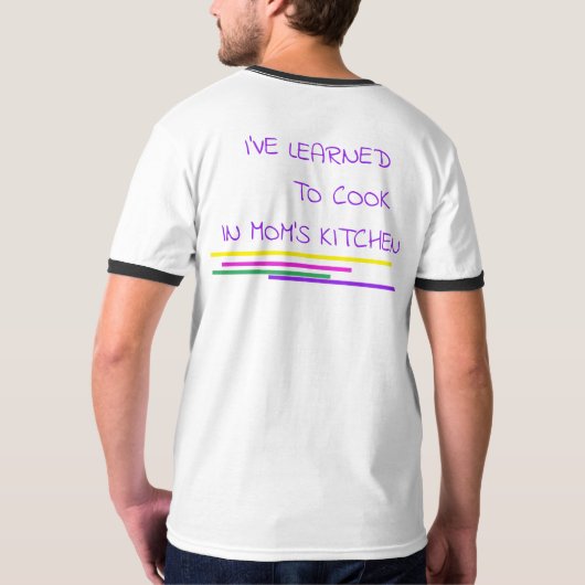 Valentijnsdag Cook White T-shirt (Achterkant volledig)