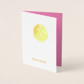 Valentijnsdag Cookie Cake Pop Harten Goud Folie Kaarten (Voorkant)