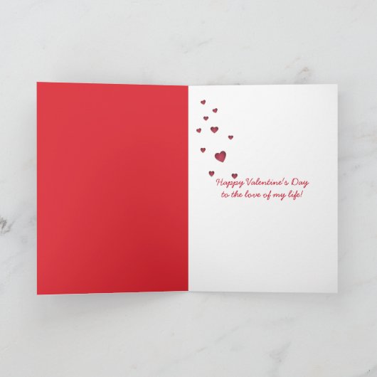 Valentijnsdag cookie feestdagen kaart (Binnen)