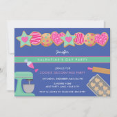 VALENTIJNSDAG COOKIE FEESTUITNODIGING KAART (Voorkant)