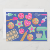 VALENTIJNSDAG COOKIE FEESTUITNODIGING KAART (Achterkant)