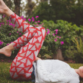 Valentijnsdag Cookie Hearts waterverf Leggings