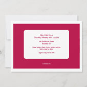 Valentijnsdag Cookie Swap Feestje Kaart (Achterkant)