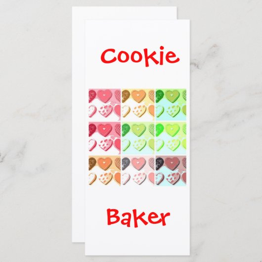 Valentijnsdag Cookies (Voorkant / Achterkant)