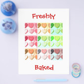 Valentijnsdag Cookies Flyer (Enkel)