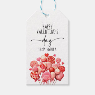 Valentijnsdag Cookies Label Cadeaulabel