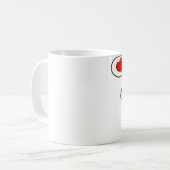 Valentijnsdag Corgi Coffee Mok (Voorkant links)