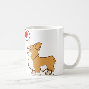 Valentijnsdag Corgi Coffee Mok