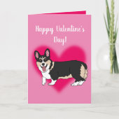 Valentijnsdag Corgi Kaart (Voorkant)