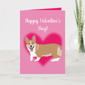 Valentijnsdag Corgi Kaart (Voorkant)