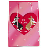 Valentijnsdag Corgi Medium Cadeauzakje (Achterkant)