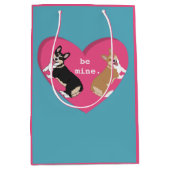 Valentijnsdag Corgi Medium Cadeauzakje (Voorkant)